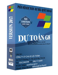 Bộ cài phần mềm Dự toán G8 phiên bản 2008 cũ. Dùng phông chữ TCVN3 - ABC.